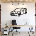 Mitsubishi Lancer Evolution B - Tablou Contur Metalic