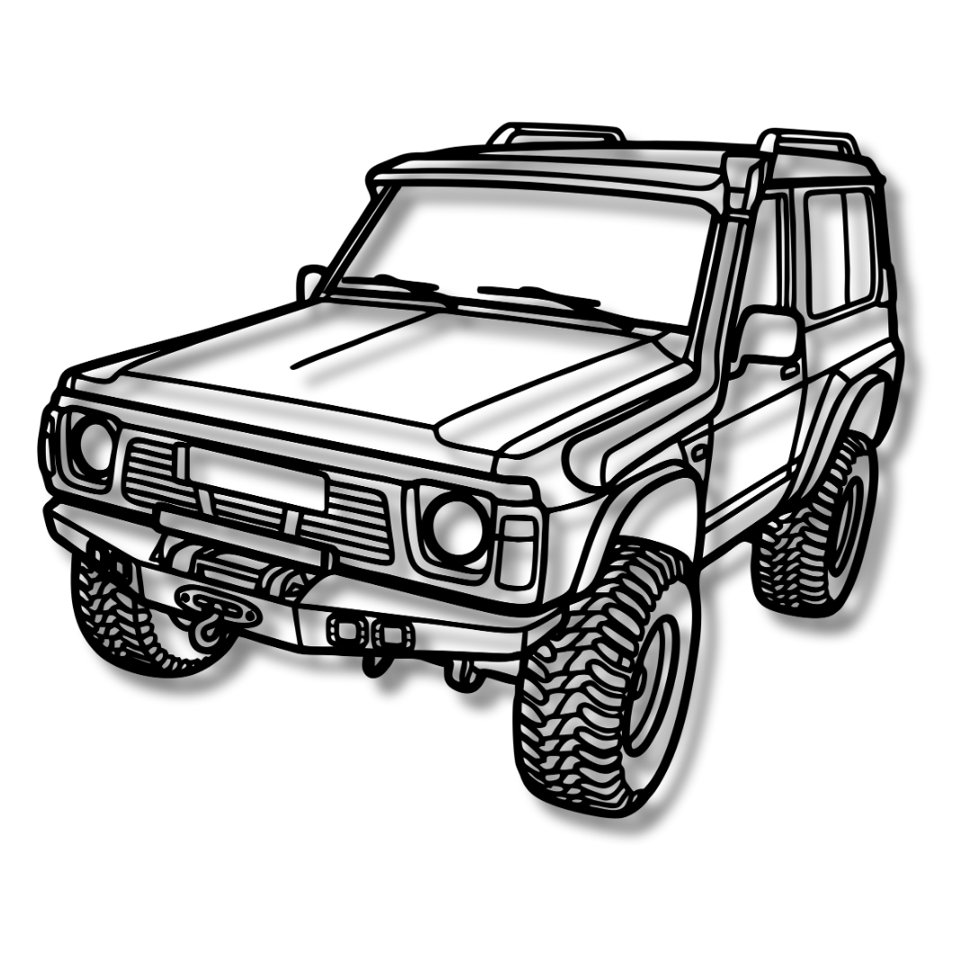 NISSAN PATROL Perspectiva - Tablou Contur Metalic
