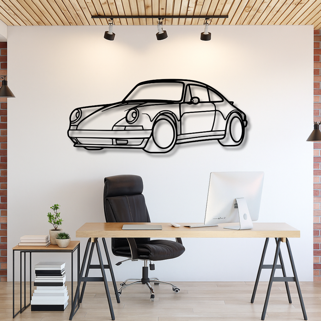 PORCHE 1994 911 Carrera - Tablou Contur Metalic