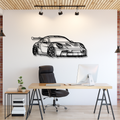 PORCHE 911 GT3 RS PERSPECTIVA - Tablou Contur Metalic