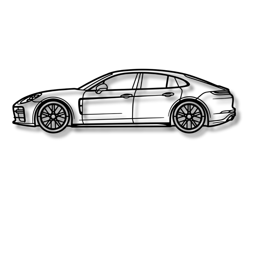 PORCHE PANAMERA GTS - Tablou Contur Metalic