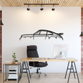 PORSCHE 911 TURBO MODEL 930 - Tablou Contur Metalic