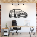SUBARU IMPREZA 3 - Tablou Contur Metalic