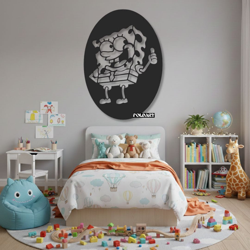 Spongebob - Tablou Contur Metalic - FOLDART