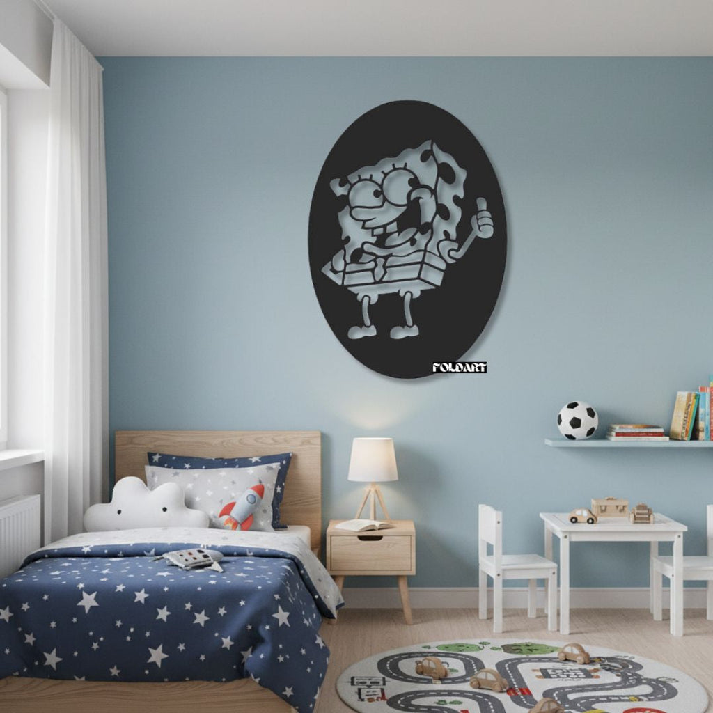 Spongebob - Tablou Contur Metalic - FOLDART