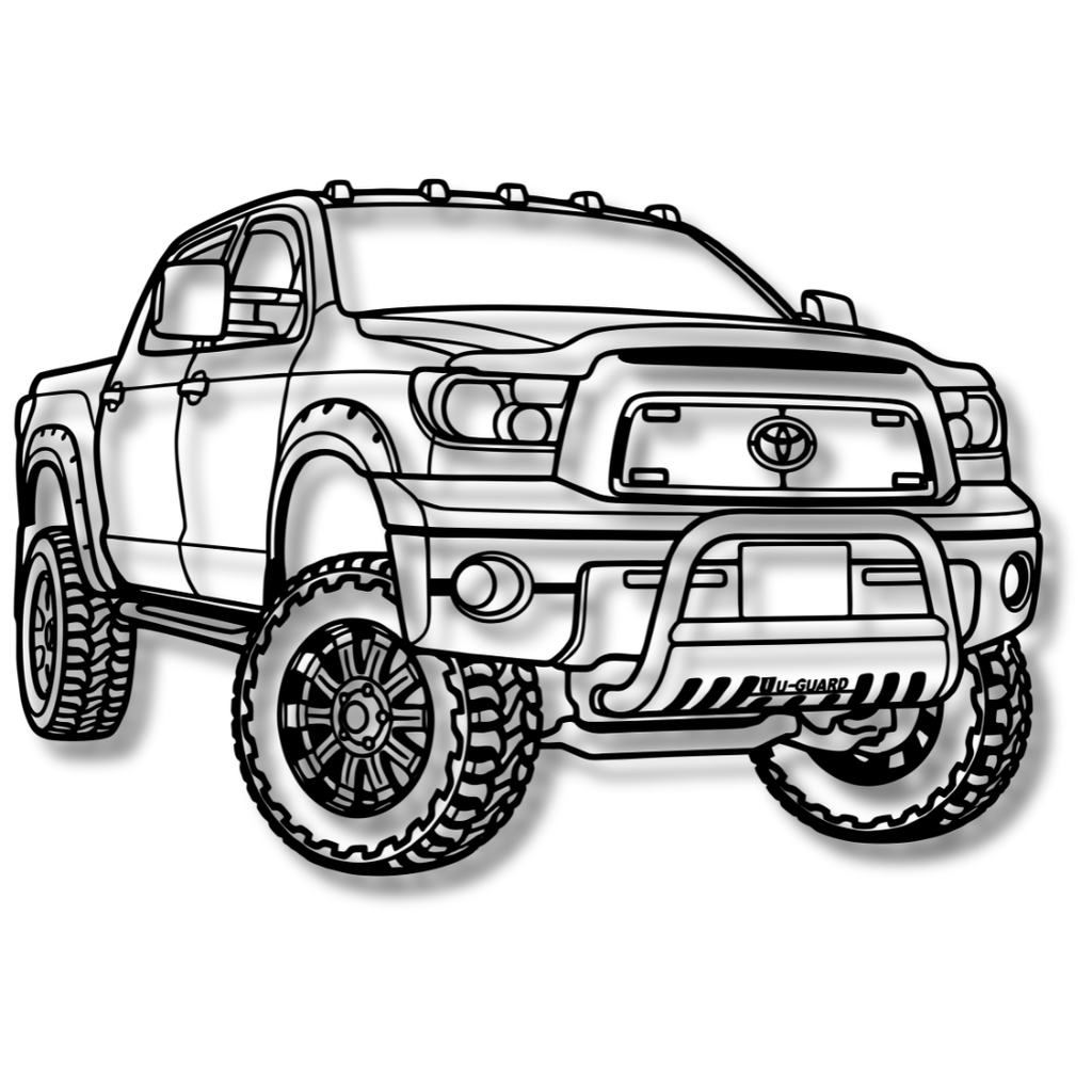 Toyota Tundra - Tablou Contur Metalic