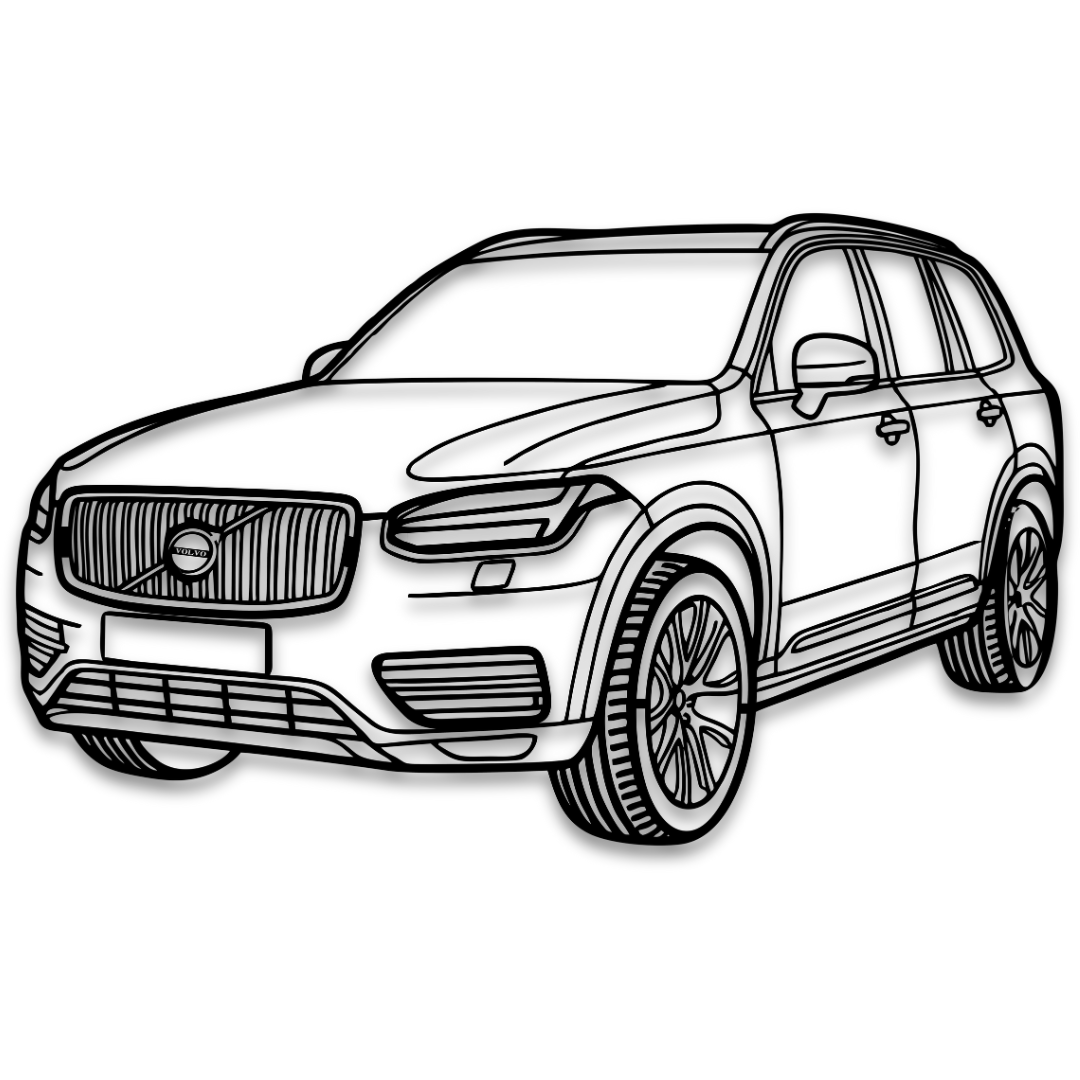 VOLVO XC90 - Tablou Contur Metalic