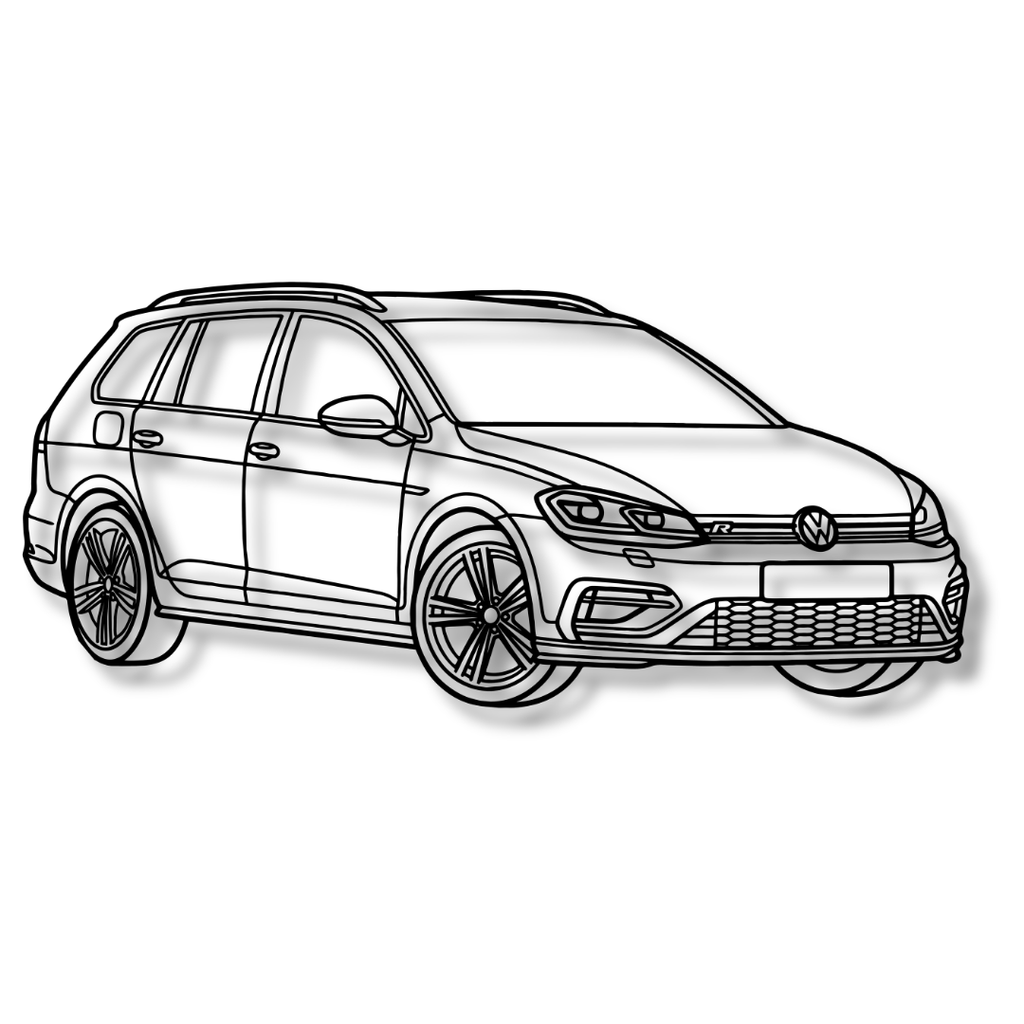 VW PASSAT - Tablou Contur Metalic