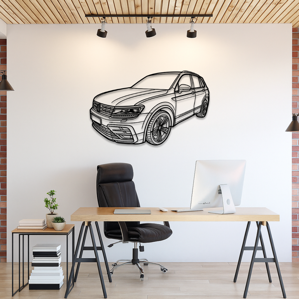 VW TIGUAN Perspectiva - Tablou Contur Metalic