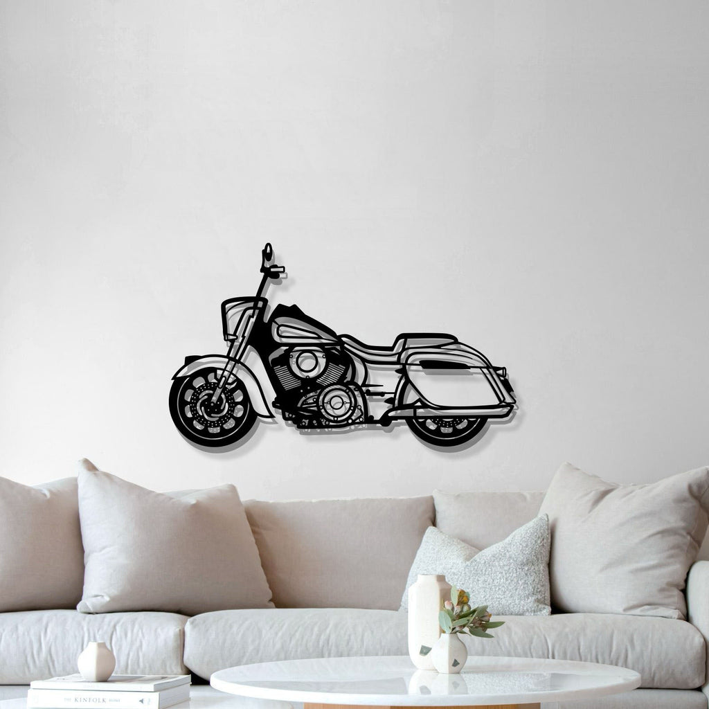 classic 2022 indian cruiser wall hanging