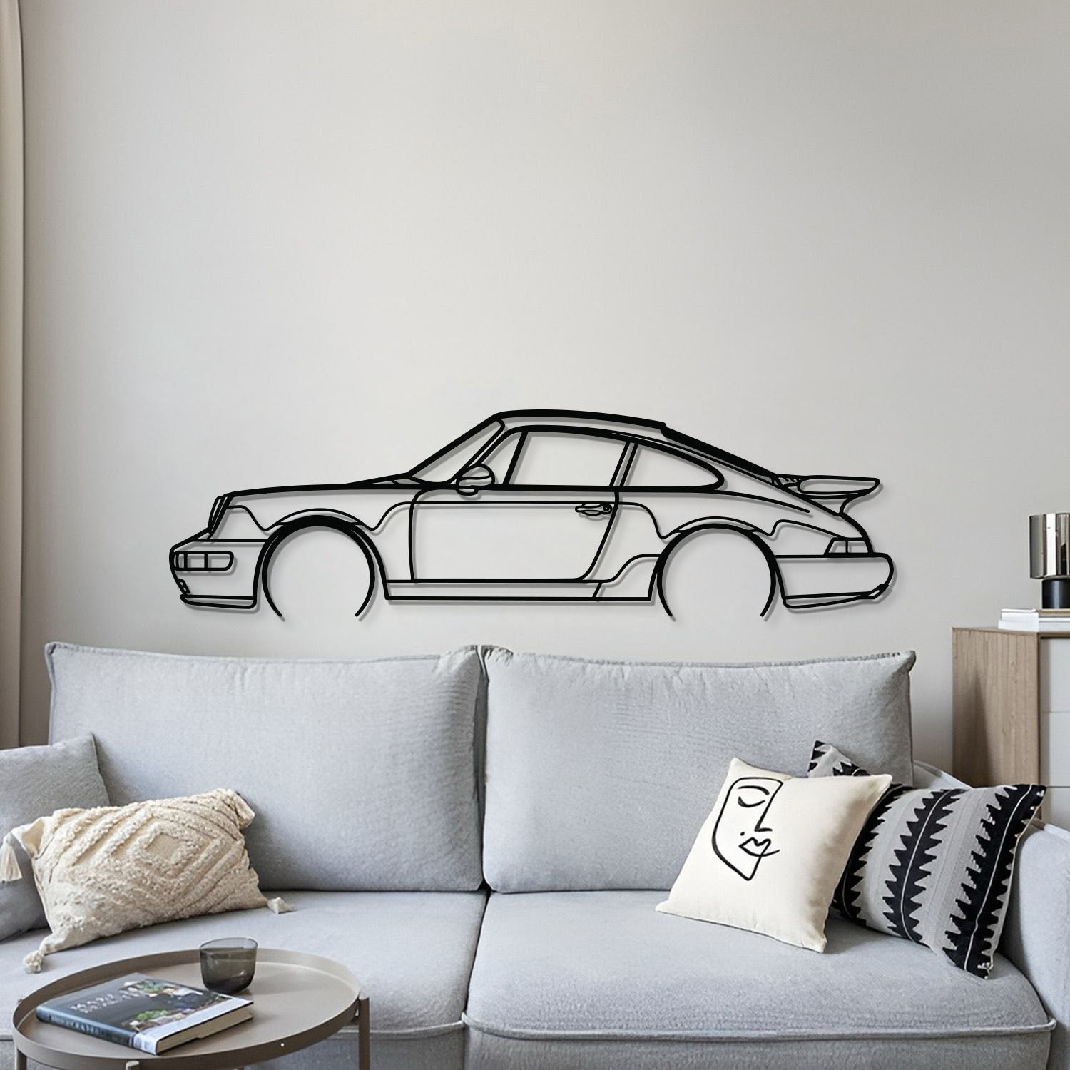 Bring motorsport heritage home by displaying the Porsche 964 Turbo as wall decor