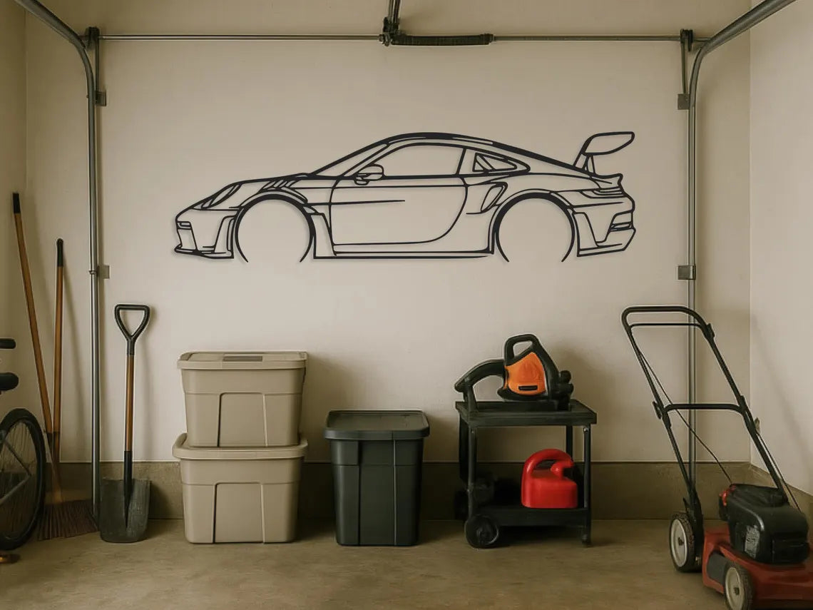 911 GT3 RS Model 992 - Tablou Contur Metalic