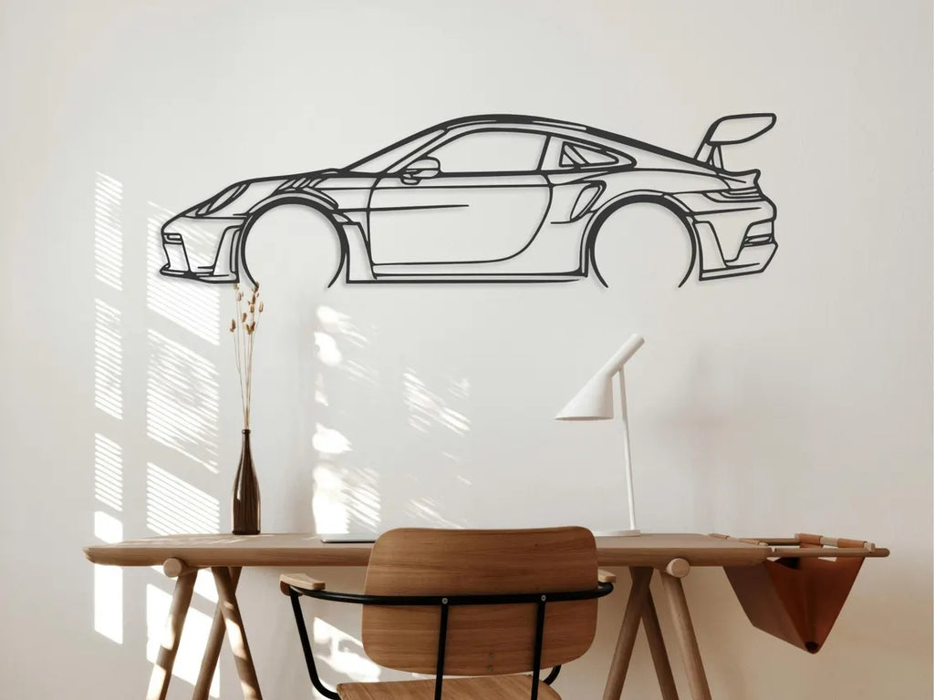 911 GT3 RS Model 992 - Tablou Contur Metalic