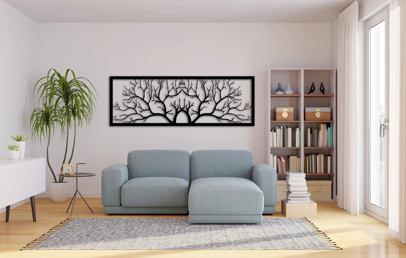 Ramuri Abstracte – Tablou Contur Metalic - FOLDART