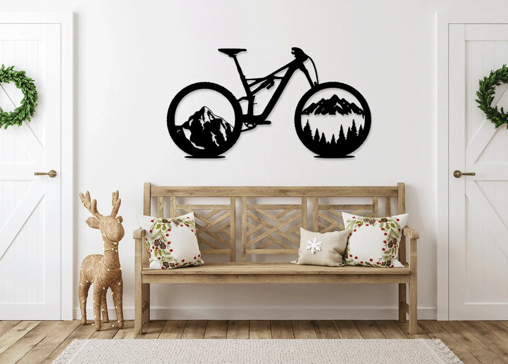 Bicicleta Montana – Tablou Contur Metalic - FOLDART