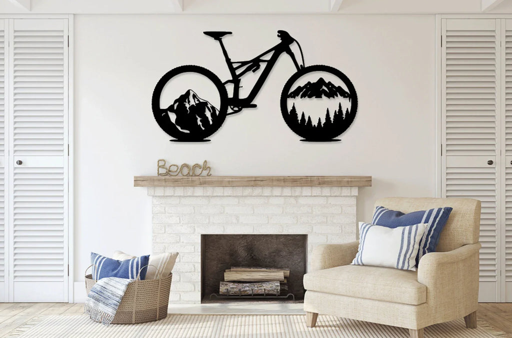Bicicleta Montana – Tablou Contur Metalic - FOLDART