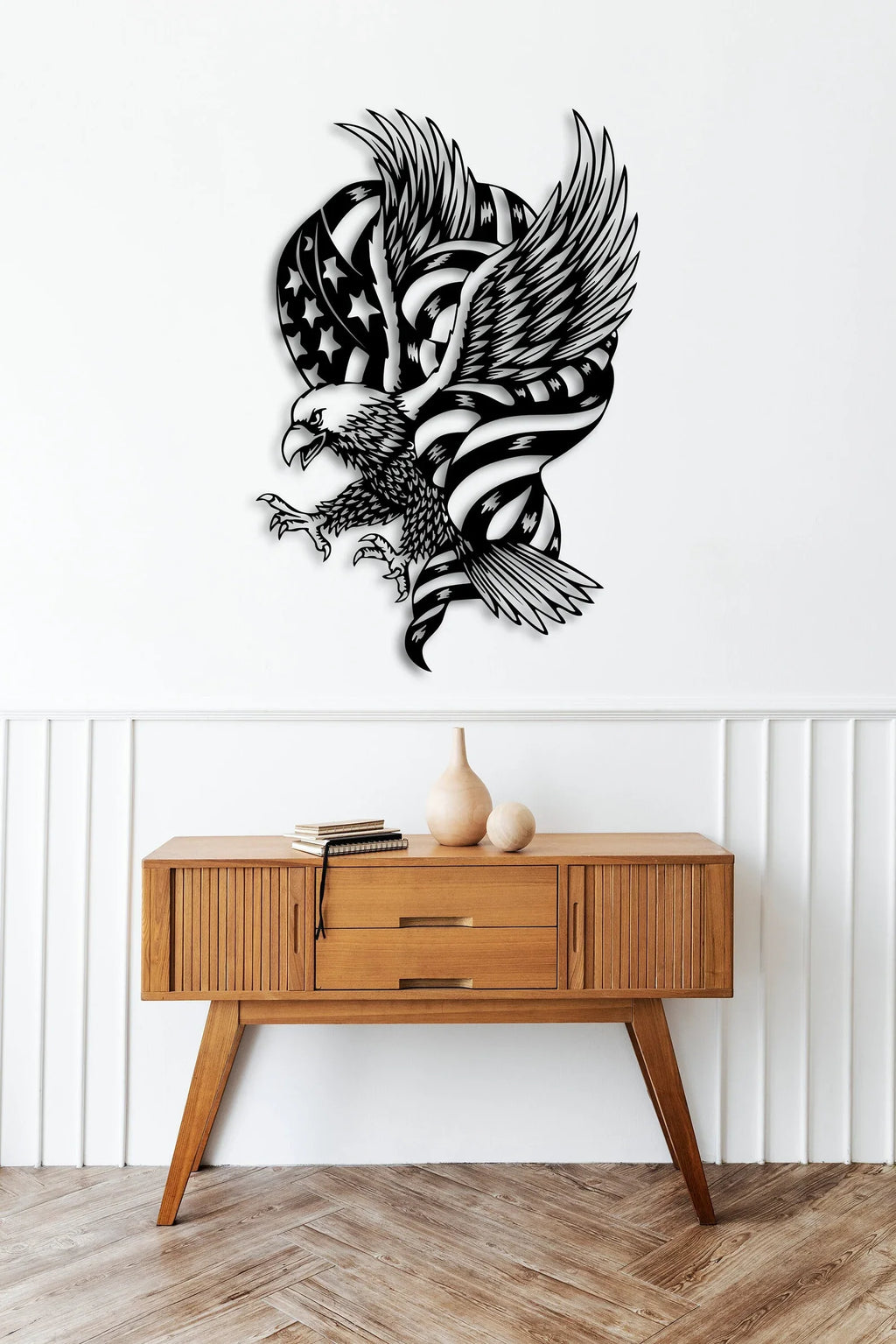 Vultur USA – Tablou Contur Metalic - FOLDART