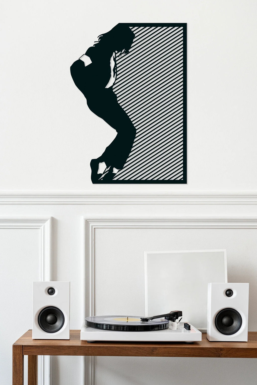 Silueta Stil Michael Jackson – Tablou Contur Metalic - FOLDART