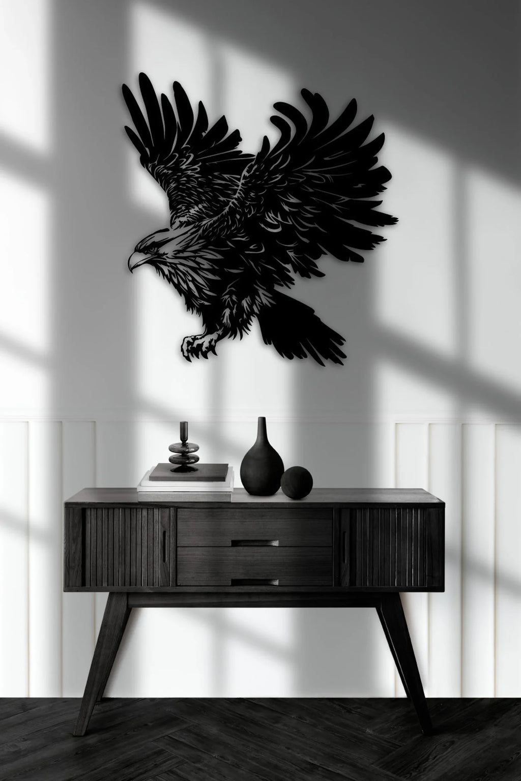 Vultur – Tablou Contur Metalic - FOLDART