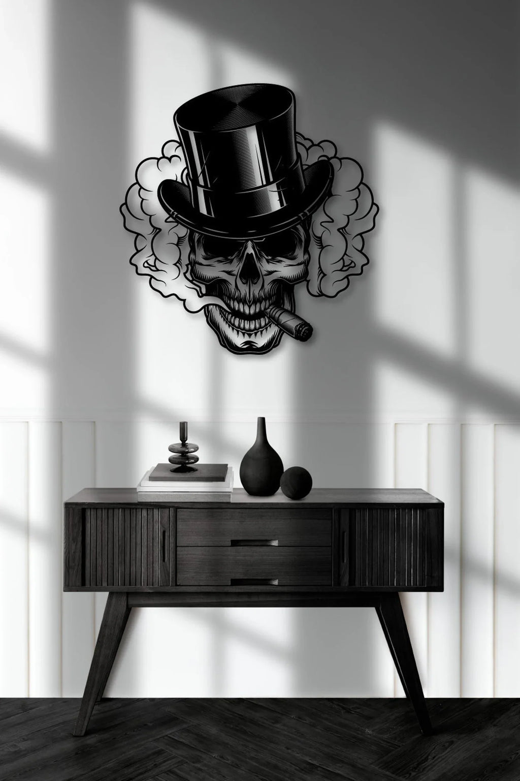 Craniu – Tablou Contur Metalic - FOLDART