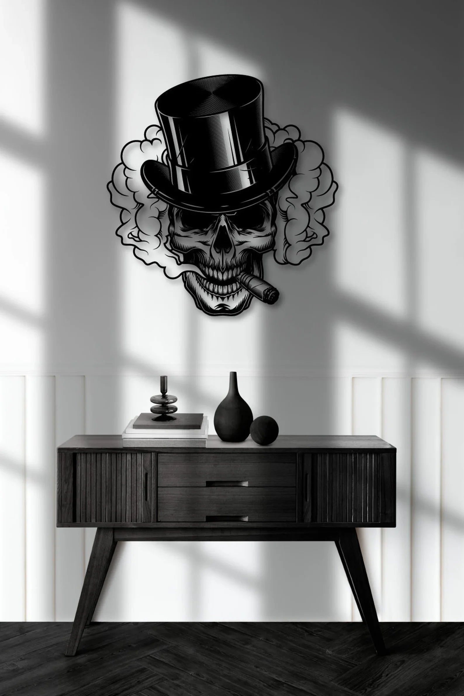 Craniu – Tablou Contur Metalic - FOLDART