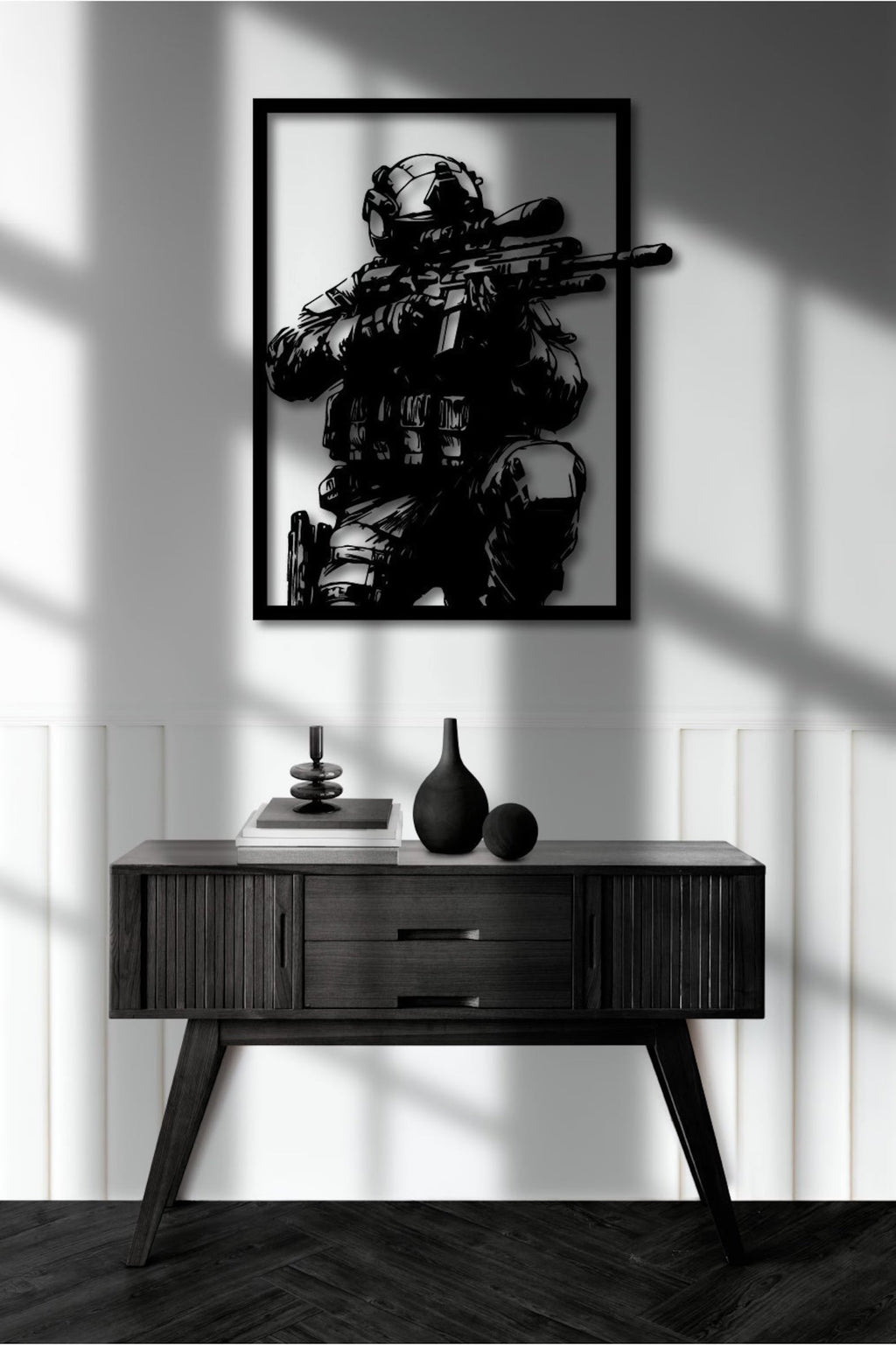 Soldat – Tablou Contur Metalic - FOLDART