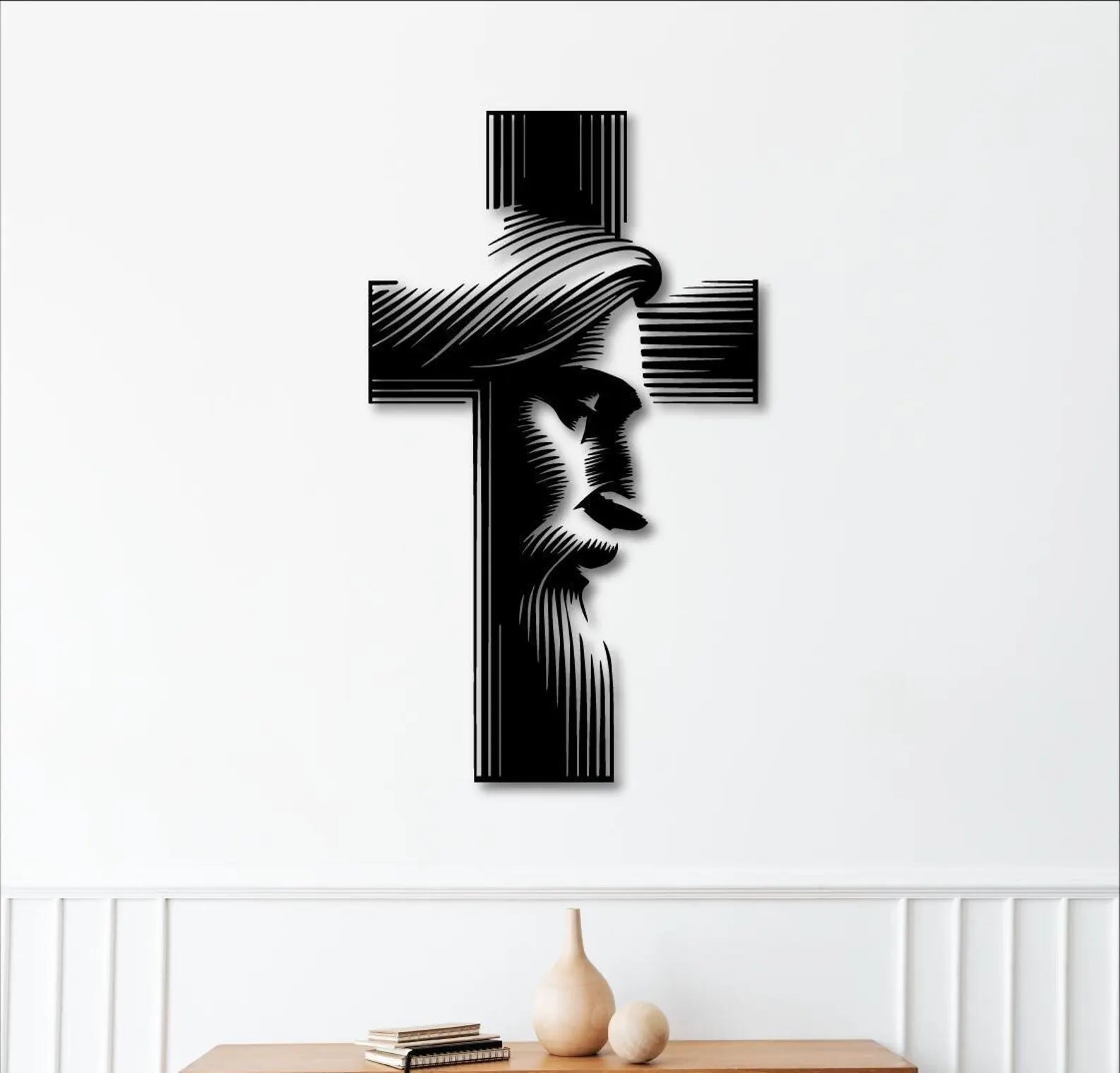 Cruce - Tablou Contur Metalic - FOLDART