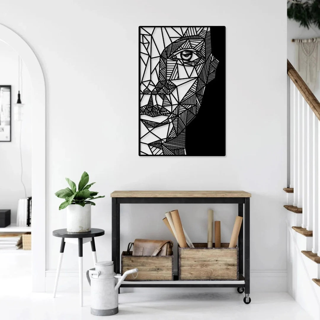 Chip Geometric – Tablou Contur Metalic - FOLDART