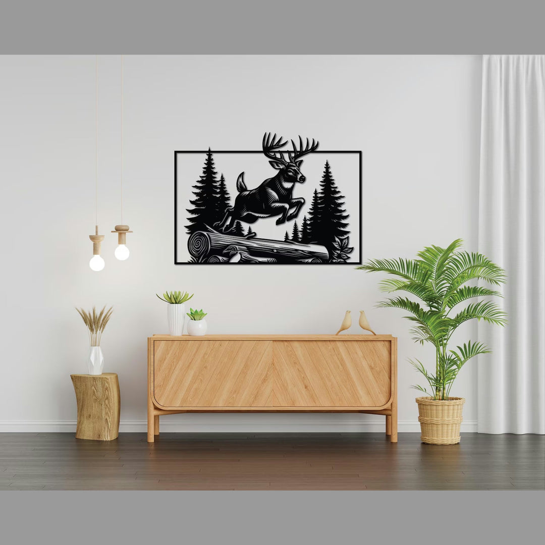 Cerb – Tablou Contur Metalic - FOLDART