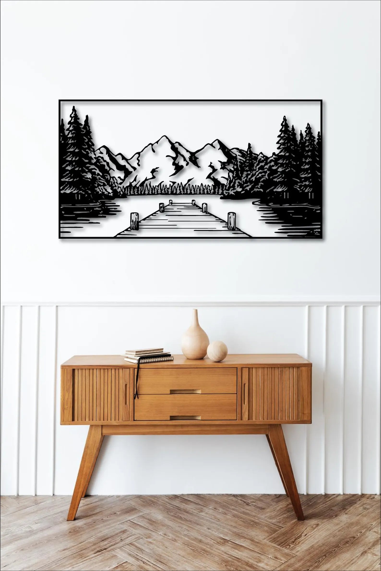 Ponton Montan – Tablou Contur Metalic - FOLDART