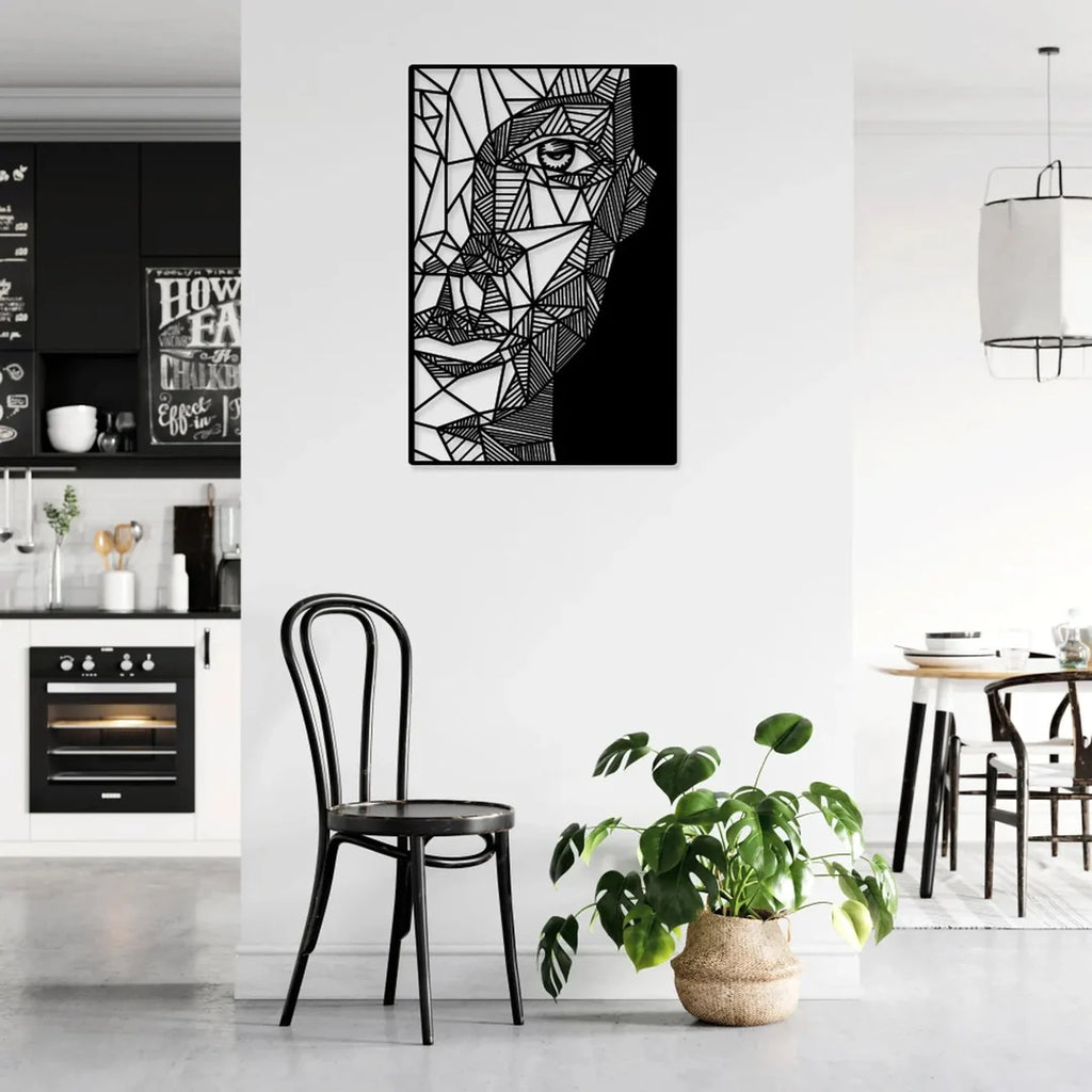 Chip Geometric – Tablou Contur Metalic - FOLDART