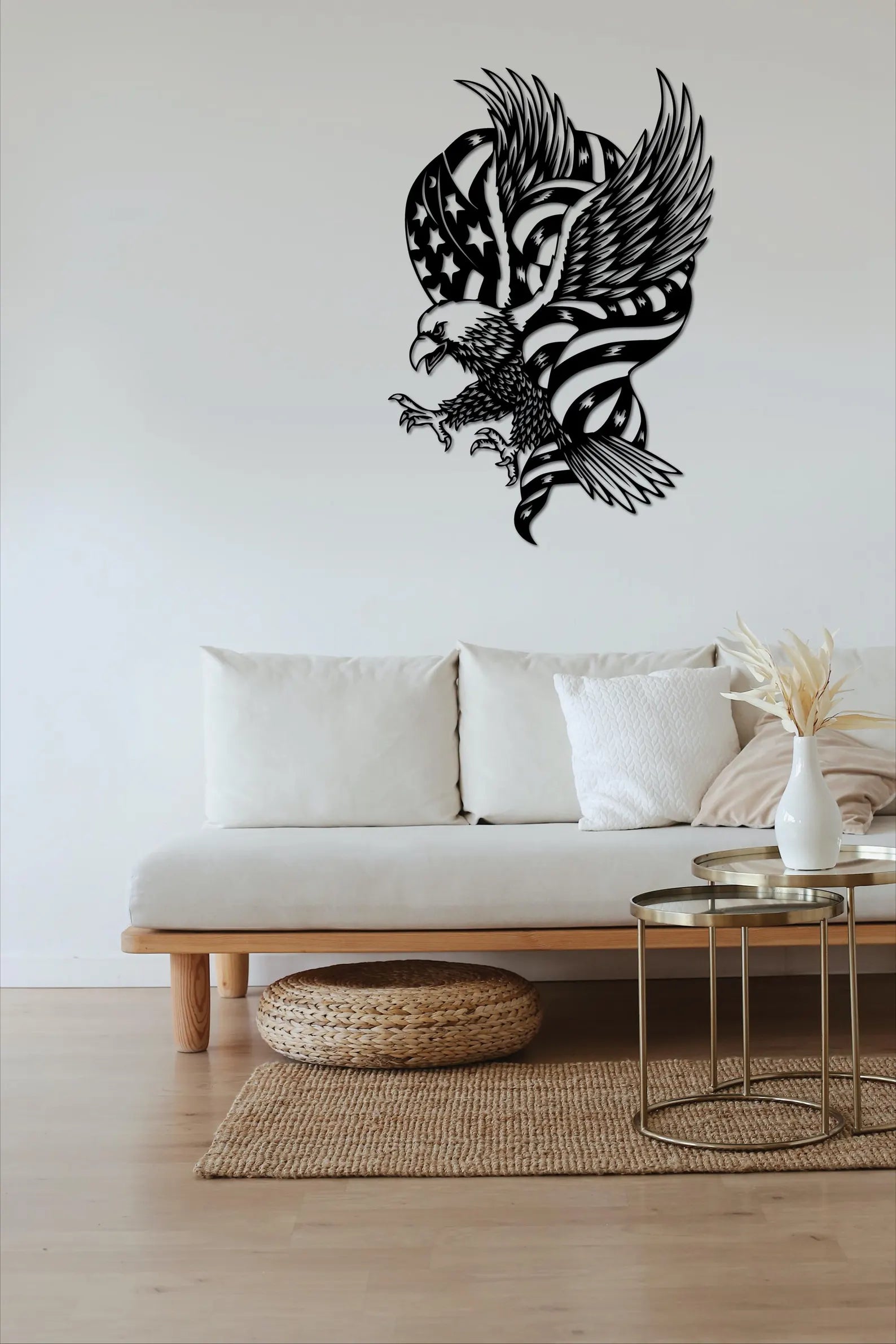 Vultur USA – Tablou Contur Metalic