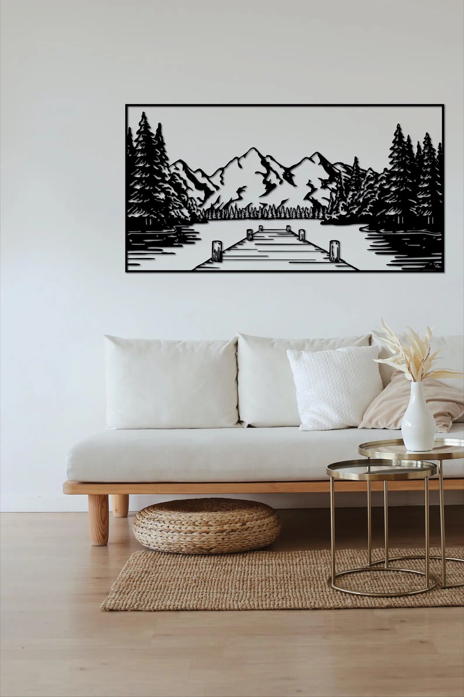 Ponton Montan – Tablou Contur Metalic - FOLDART