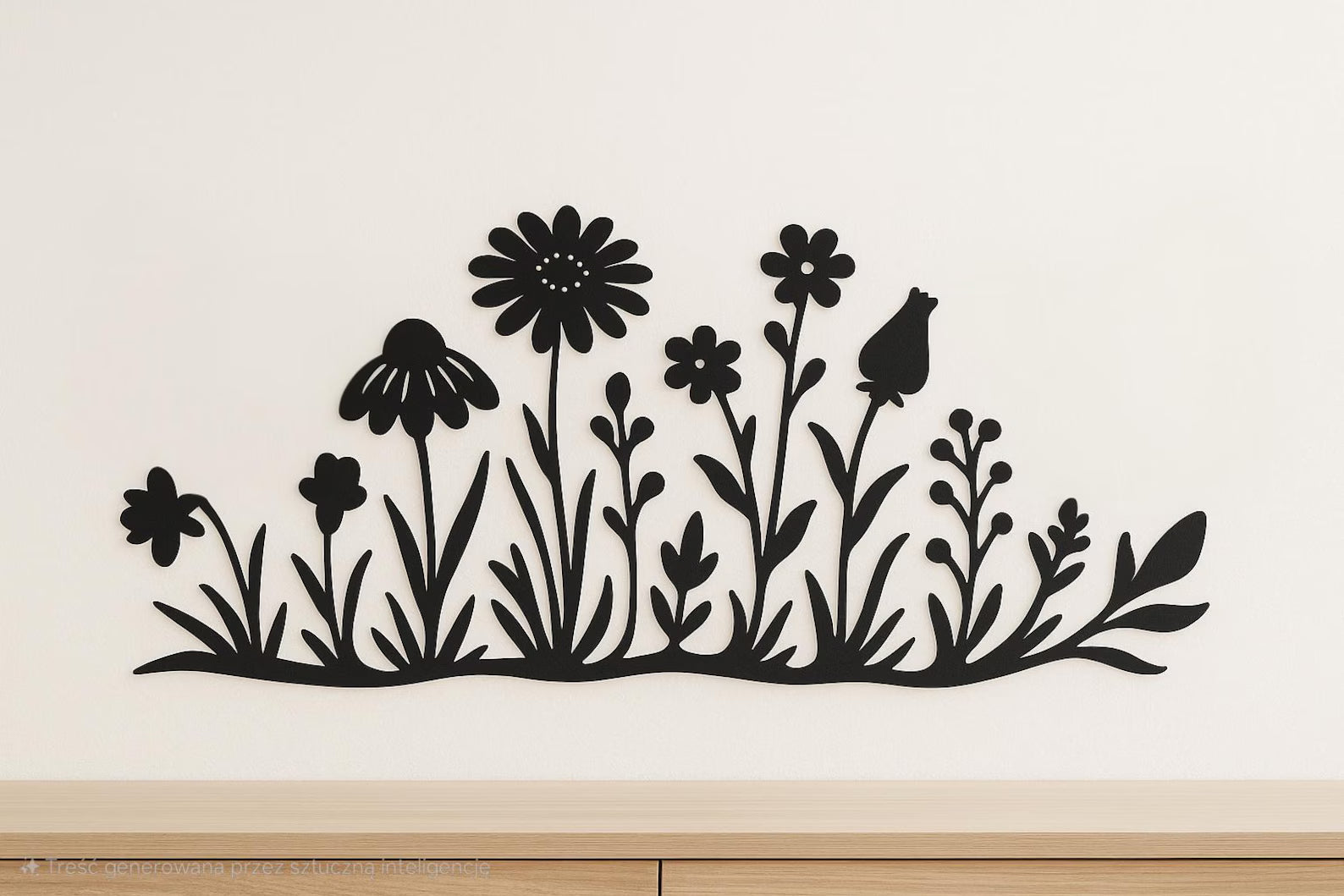 Flori – Tablou Contur Metalic - FOLDART