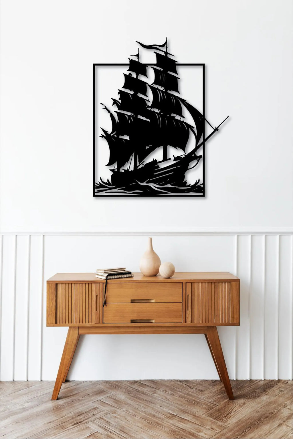 Vapor cu Panze – Tablou Contur Metalic - FOLDART