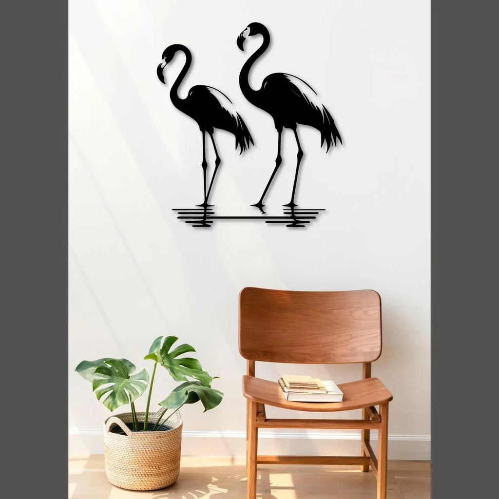 Flamingo – Tablou Contur Metalic - FOLDART