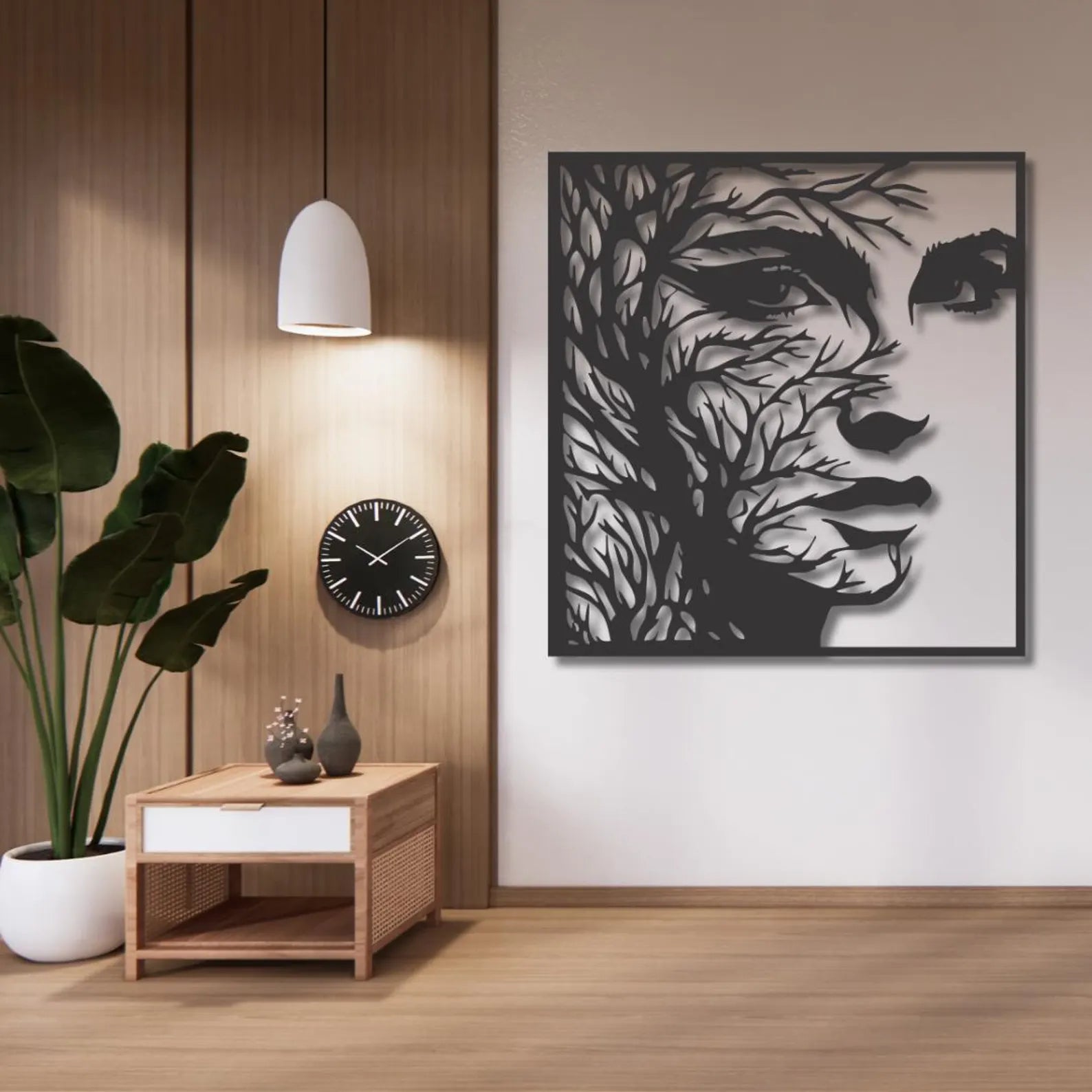 Chip Abstract – Tablou Contur Metalic - FOLDART