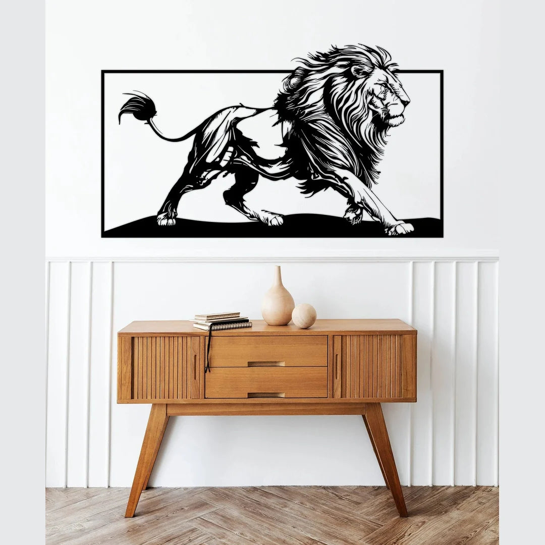 Leu – Tablou Contur Metalic - FOLDART