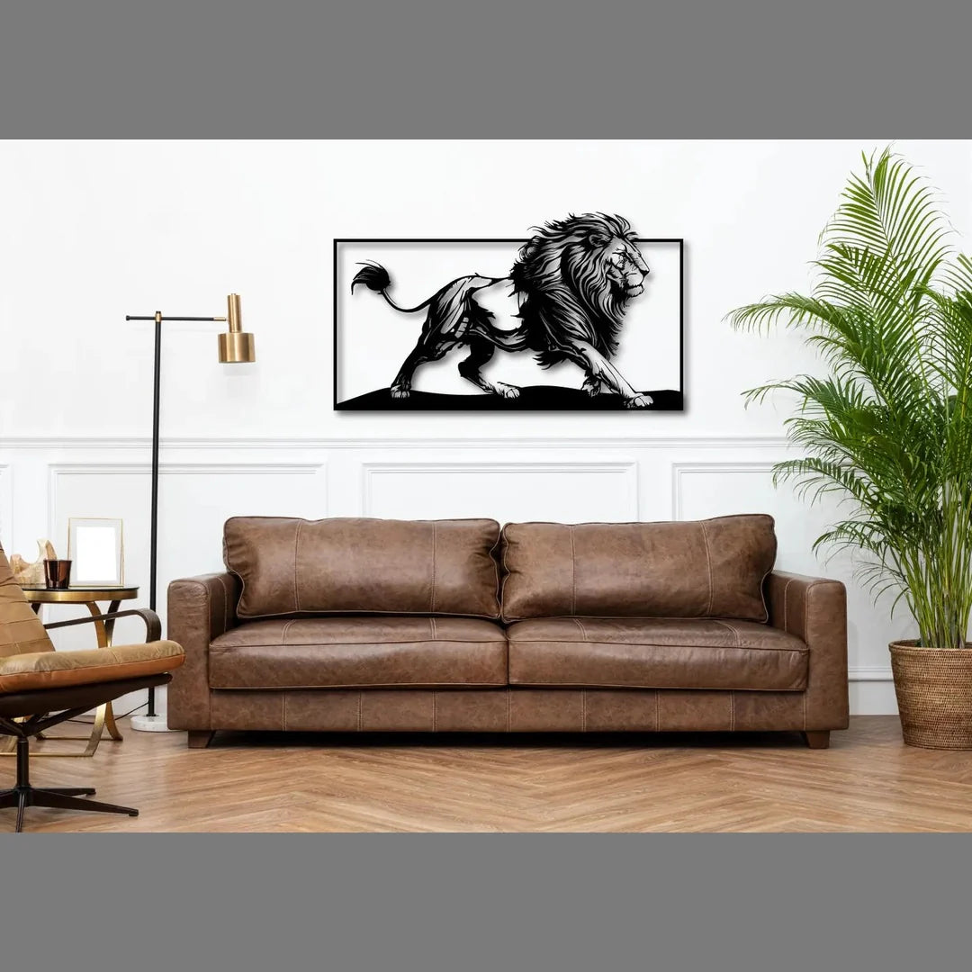 Leu – Tablou Contur Metalic - FOLDART