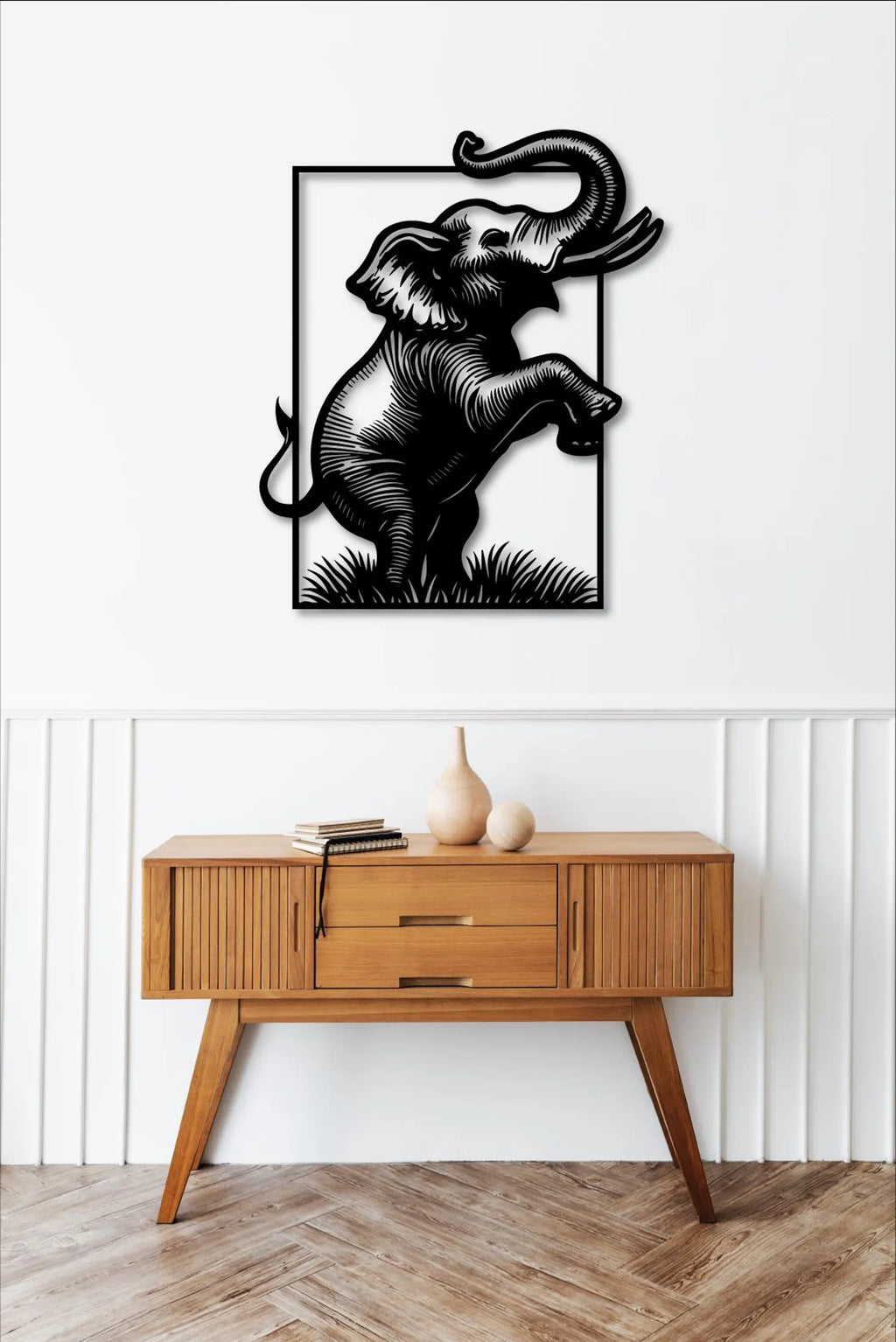 Elefant – Tablou Contur Metalic - FOLDART