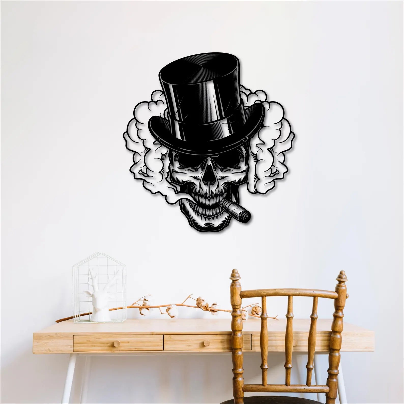 Craniu – Tablou Contur Metalic - FOLDART