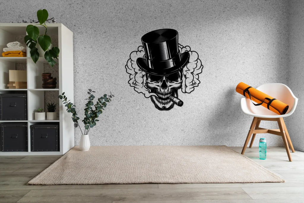 Craniu – Tablou Contur Metalic - FOLDART