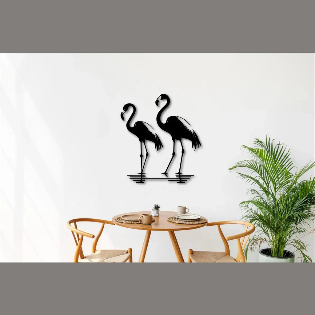 Flamingo – Tablou Contur Metalic - FOLDART