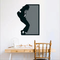 Silueta Stil Michael Jackson – Tablou Contur Metalic - FOLDART