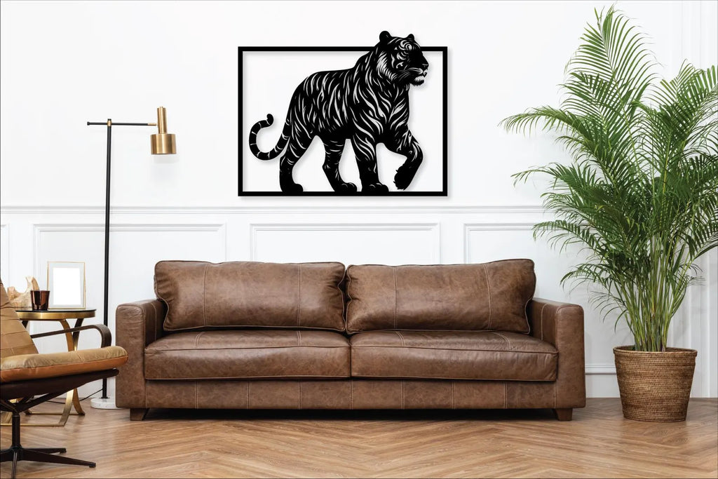 Tigru – Tablou Contur Metalic - FOLDART