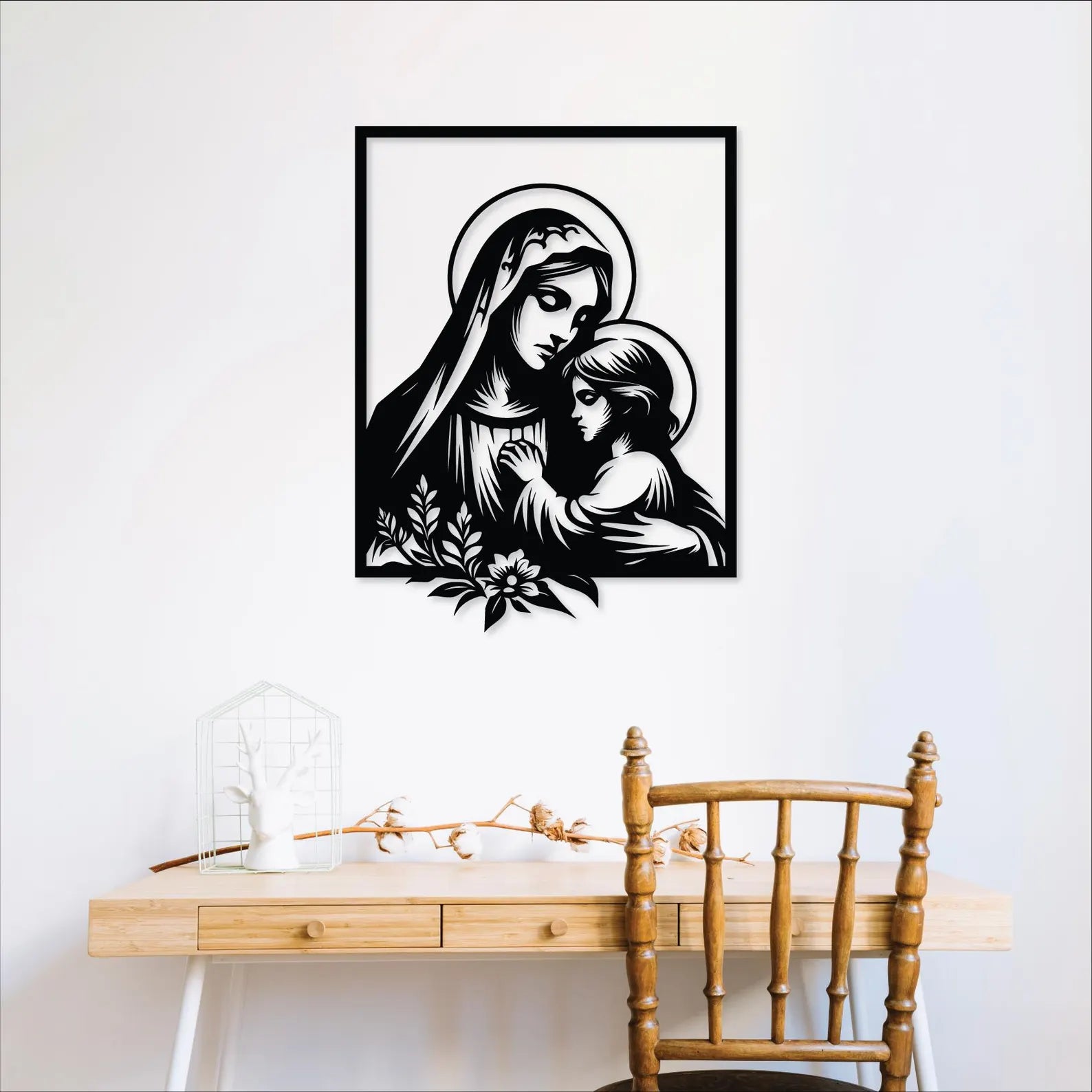 Icoana Portret – Tablou Contur Metalic - FOLDART