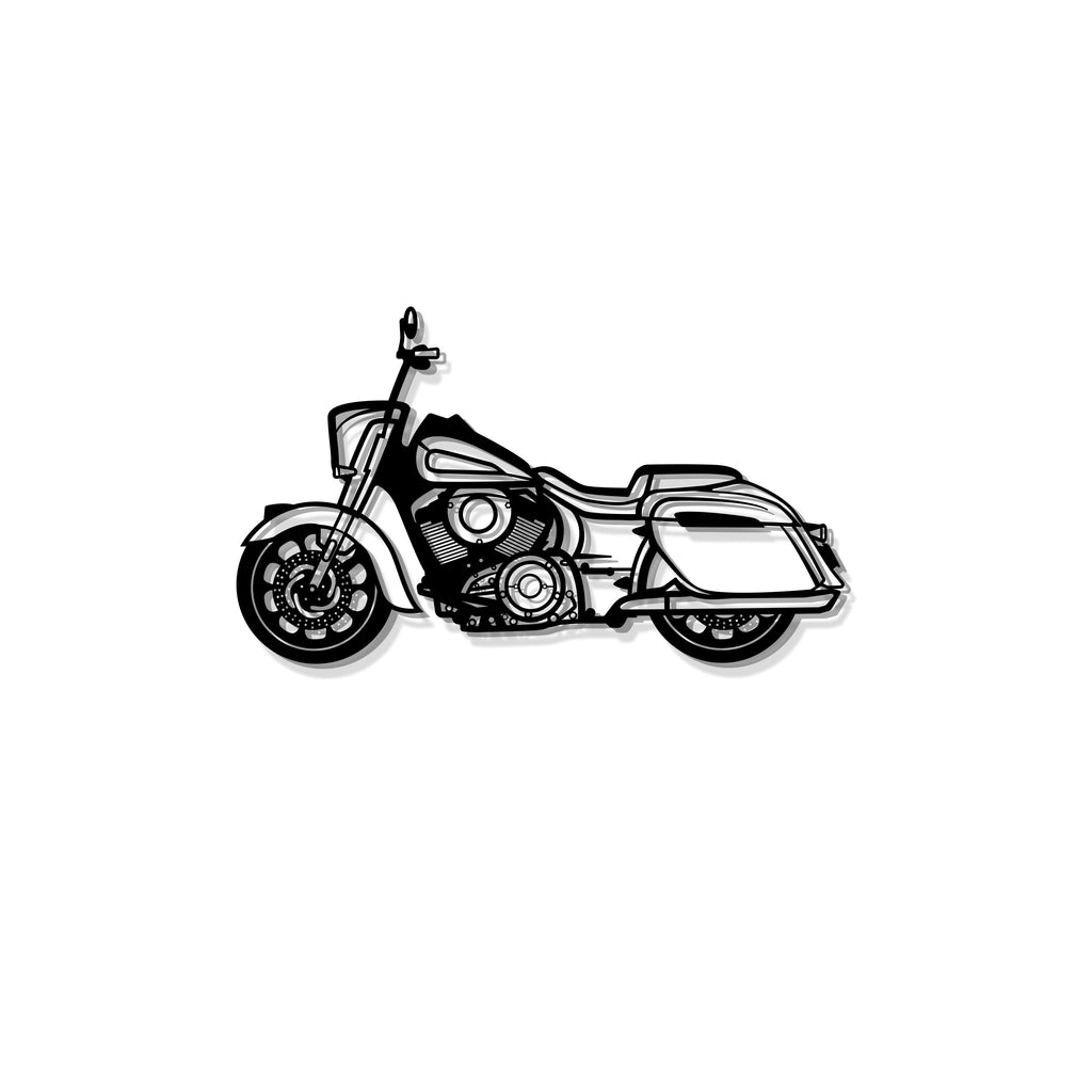 motorcycle art indian springfield dark horse