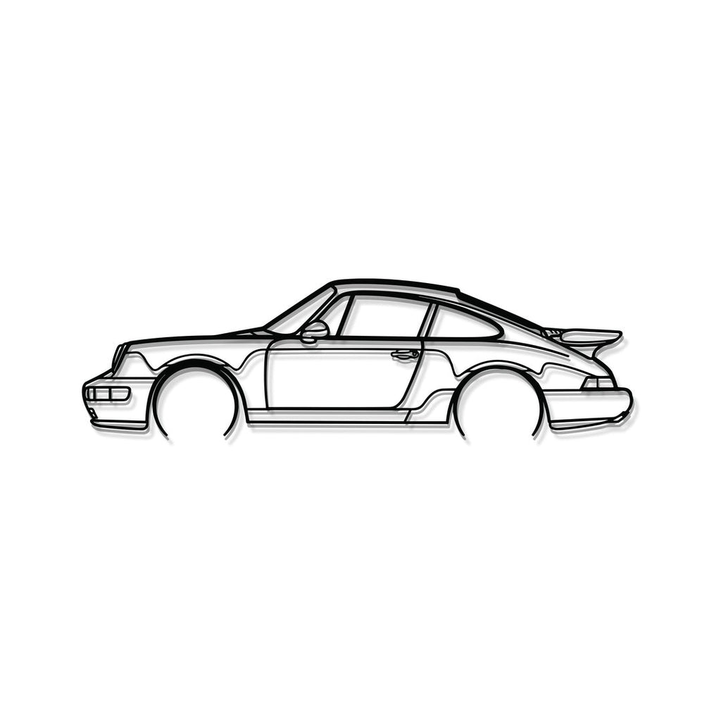 Elevate your garage or office with the classic lines of the Porsche 964 Turbo