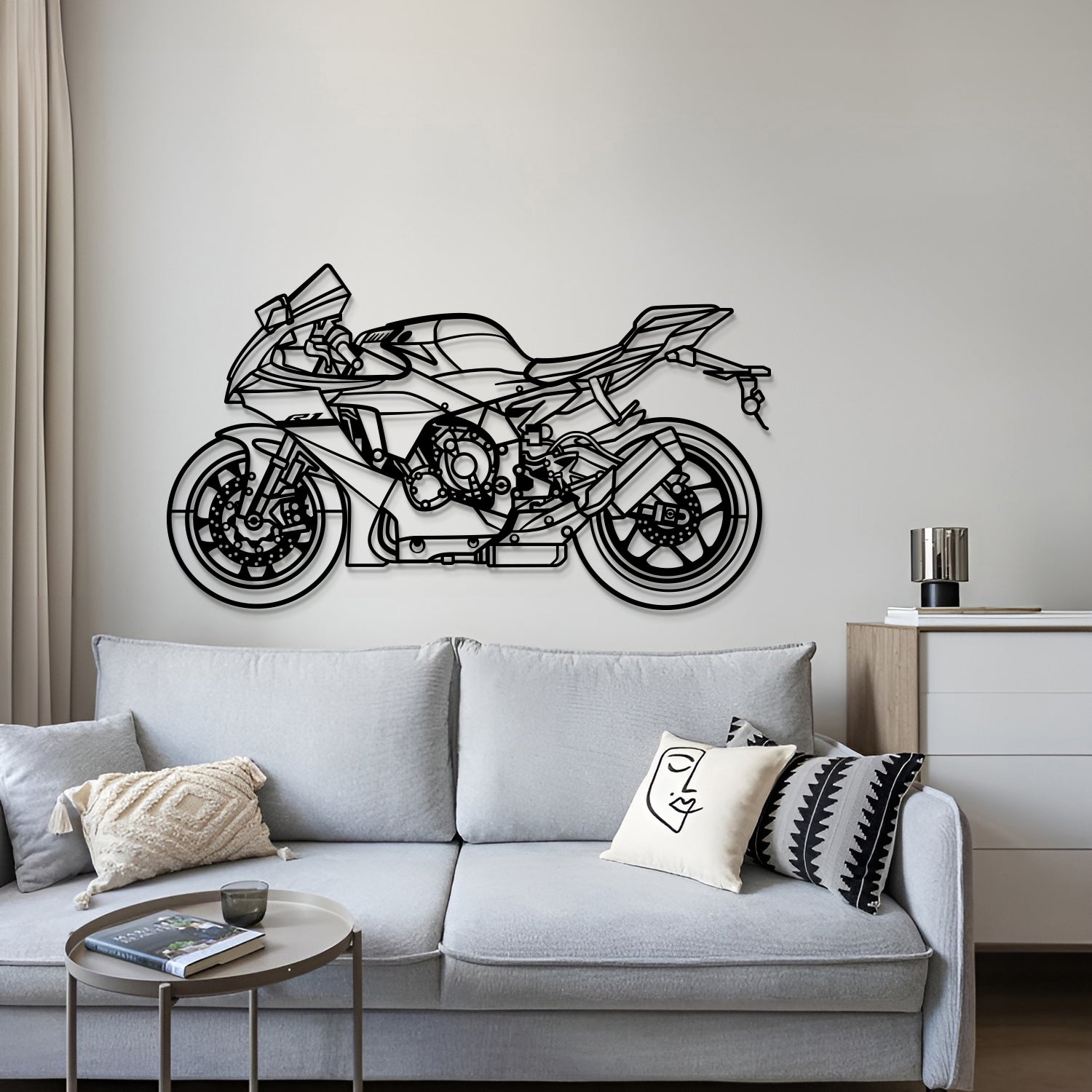 yamaha r1 2024 garage wall hanging